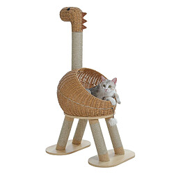 PAWZ Road Arbre à Chat Moderne en Forme de Dinosaure 116 cm