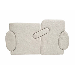 Alexandra House Living Tête de lit contemporaine, tissu éponge beige doux, 185 cm. 185 x 15 x 100 cm