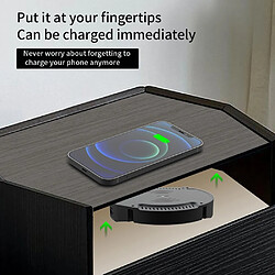 Acheter Chargeur Sans Fil Magnétique 10W Pour Bureaux Jusqu'à 30mm Anti-Poussière YONIS