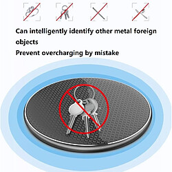 Chargeur Sans Fil Universel 10W Aluminium Pour iPhone Et Android Charge Rapide YONIS pas cher