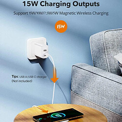 Acheter Chargeur Sans Fil Magnétique Puissant Pour iPhone Et Autres Appareils Qi YONIS