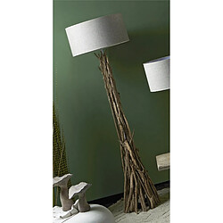 Alexandra House Living Lampe sur pied Sarsi, branches brunes, 162 cm. 45D x 162 cm