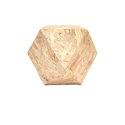 Alexandra House Living Table basse géométrique 43 cm. 54D x 43 cm