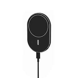 Chargeur Magsafe Sans Fil 15W Pour Voiture Avec Rotation 360 Et Fixation Sécurisée Noir YONIS