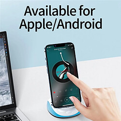 Avis Chargeur Sans Fil 15W Design Élégant Pour Tous Smartphones Bleu YONIS