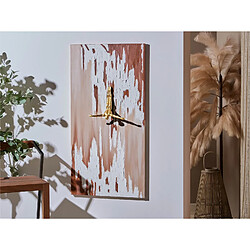 Alexandra House Living Toile abstraite aux textures et figures variées, Chute d'anges dorés, 60 x 120 cm, 60 x 9 x 120 cm