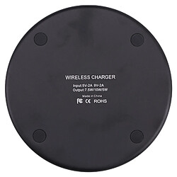 Avis Chargeur Sans Fil 10W Design Élégant Rouge Compatible Tous Téléphones QI Noir YONIS