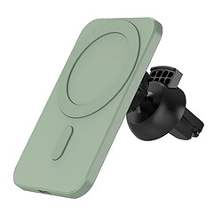 Chargeur Magsafe Sans Fil Pour Voiture Support Téléphone Rotation 360° Vert YONIS