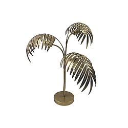 Alexandra House Living Lampe de table à motifs de feuilles, 74 cm, diamètre 65 cm x 74 cm