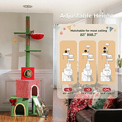 Acheter PAWZ Road Arbre à Chat de Noël du Sol au Plafond 221-276 cm