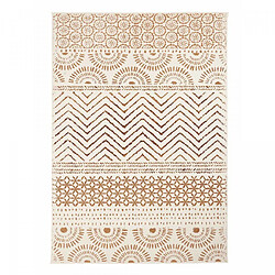 UnAmourDeTapis Tapis berbère 240x330 tissé motif ethnic LYN1 ORIENVAG crème