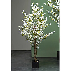 Alexandra House Living Cerisier à fleurs blanches 120 cm. 120 cm