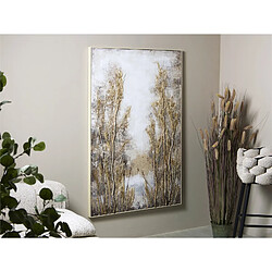 Alexandra House Living Peinture de paysage avec branches naturelles en relief, 102 x 152 cm / 102 x 4 x 152 cm
