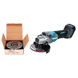 Makita GA 016 GZ Meuleuse d'angle sans fil 40 V max. 125 mm Brushless XGT Solo + Toolbrothers MANTIS Set de disques à tronçonner - sans batterie, sans chargeur