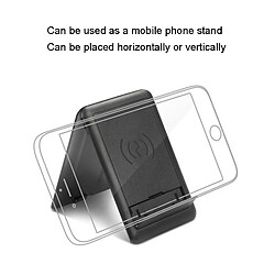 Chargeur Sans Fil 15W Compact Support Téléphone Avec Organisateur De Câbles YONIS pas cher