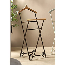Alexandra House Living Galan Forge/Bois 48X46X109 cm