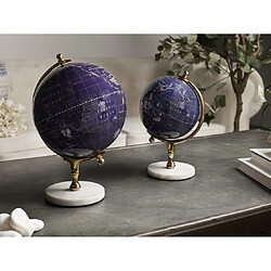 Avis Alexandra House Living Boule bleue marine World P/Marbre 20Dx33 cm. 20Dx33 cm