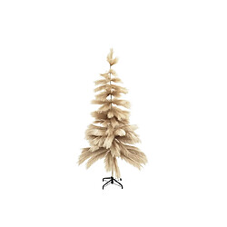 Alexandra House Living Sapin de Noël beige pampa 150 cm (70 x 150 cm)