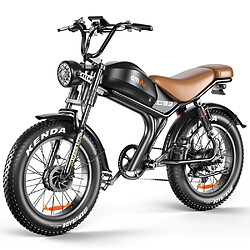 Vélo électrique EMOKO C93 20" 2000W 48V 23AH Brun
