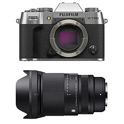 FUJIFILM X-T50 Silver + Objectif SIGMA 17-40mm f/1.8 DC Art