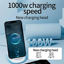 Acheter Chargeur Sans Fil 15W Design Élégant Pour Tous Smartphones Bleu YONIS