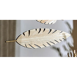 Alexandra House Living Feuille décorative dentelée 162 cm. 48 x 2 x 162 cm