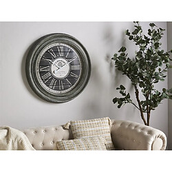 Avis Alexandra House Living Horloge grise « La Beaujolaise », 76 cm de diamètre x 6 cm.