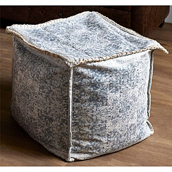 Alexandra House Living Motifs orientaux bouffants gris 50 x 50 x 40 cm