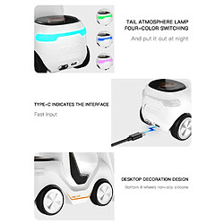 Chargeur Sans Fil 5-en-1 Forme Voiture Avec Réveil Et Lumière Ambiance YONIS pas cher