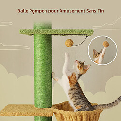 Pawz road Arbre à chat en sisal - Vert pas cher