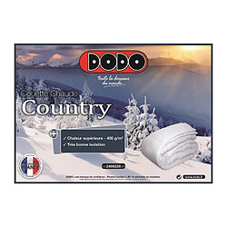 Avis DODO Couette chaude 400gr/m2 COUNTRY 200x200 cm blanc