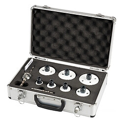 Makita E-12295 Coffret 7 scies cloches Bi-Métal EzyChange Ø25–76 mm