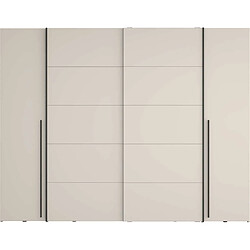 Acheter Forte-Forte NARAGO Armoire 4 portes L270 P61 H210 Décor Sable