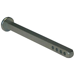 Fr duval Tige carrée pour poignée de porte pack de 5 - Zingué blanc