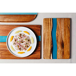 bisetti Positano 13 cm Moulin à poivre acacia résine bleue