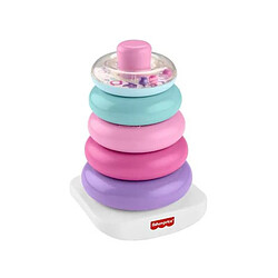 Avis Fisher-price Pyramide d'anneaux bébé - Rose pastel