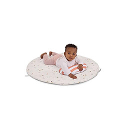 Ingenuity Tapis d'éveil rond avec arche - Blanc crème pas cher