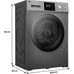 Avis Continental Edison CELL12140ISP Lave-linge hublot 12 kg Silver 1400 trs/min Induction · Reconditionné