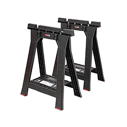 KS TOOLS 850.0390F Tréteaux pliants pour caisses SCM lot de 2 350 kg