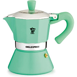 Piezzi BELL06CPY Cafetière italienne 6 tasses Turquoise