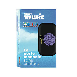 MONEY WALKIE Porte-Monnaie Enfant Sans Contact avec Coque Motif Le fruit Gum Gum Noir pas cher