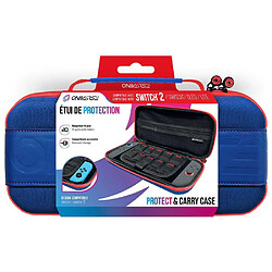 Oniverse Etui bleu et rouge compatible Switch 2 / Switch / Switch OLED