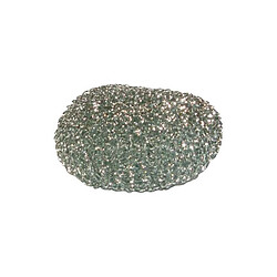 VIPCOO L002104 Tampon à récurer métal galvanisé 100 g disque Éponge métal galvanisé VOCCO 100 g - Tampon à récurer inox/acier/céramique, forme ronde