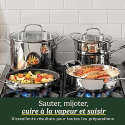 Cuisinart 77-11G Batterie de cuisine 11 pièces inox tous feux induction
