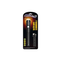 MAXIM M-FL-006B-BL-H Lampe torche rechargeable 1200 lm USB powerbank