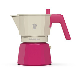 PEZZANI SALON Cafetière italienne - PEZZETTI - FUTUREXPRESS - Aluminium - 3 tasses - Fuchsia