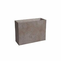 Artevasi SYDNEY HAUTE 80 Jardinière rectangulaire 80 cm plastique taupe 50L