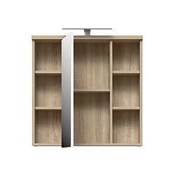 Avis Forte-Forte VERH11NBQ34 Armoire 1 porte miroir Chêne Sonoma LED