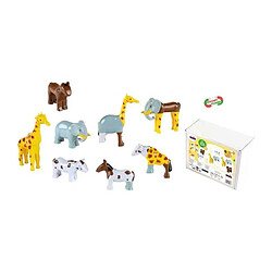 Klein Funny Puzzle - 32 pièces - Animaux magnétiques