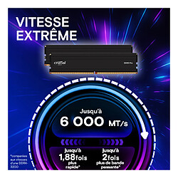 Avis Crucial CP16G60C48U5T 16Go 6000MHz DDR5